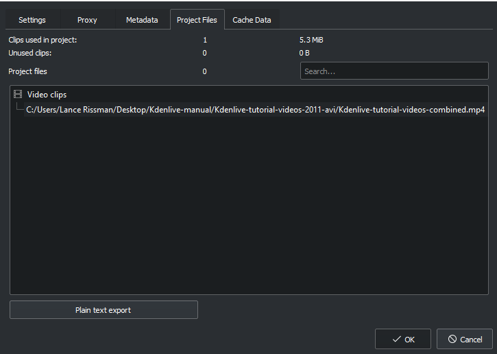Kdenlive_Project_settings_Project_Files_tab