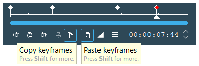 keyframe toolbar