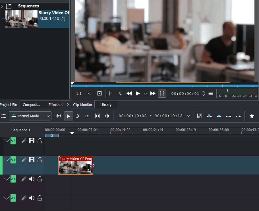 Changing speed on multiple clips doesn't scale Timeline positions