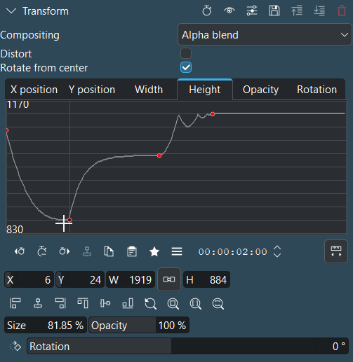 curve editor example view