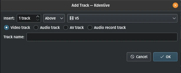 Add track(s)
