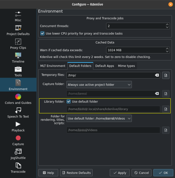kdenlive2308_settings_library_location.webp