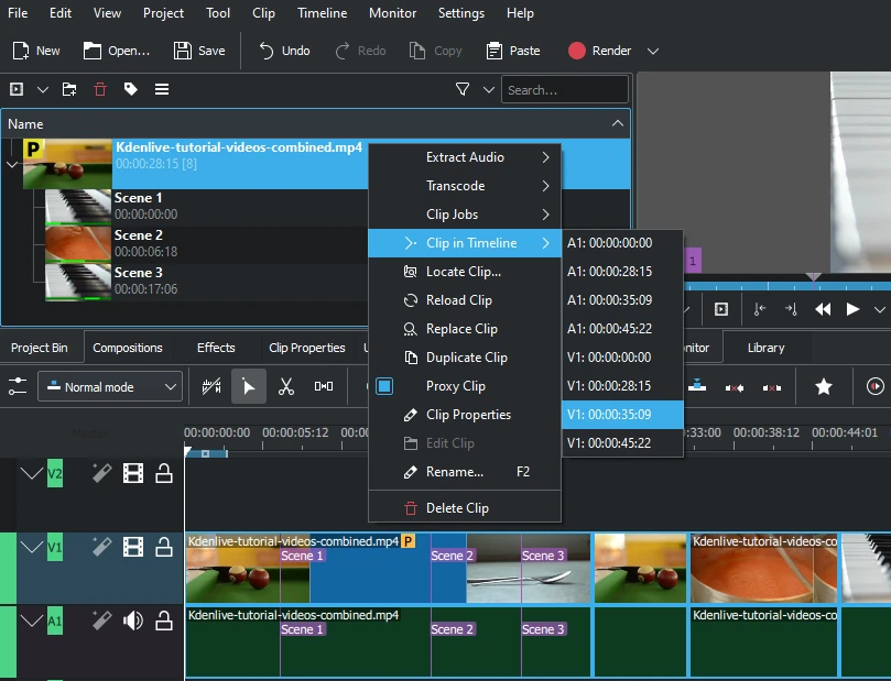 kdenlive_clip-in-timeline